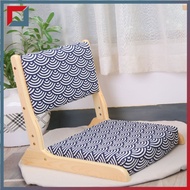 Tatami chair legless folding backrest and room chair Japanese-style solid wood dormitory bed bay
