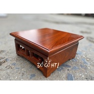 3-hole square pedestal, square base, painted square, rosewood home decorations