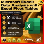 [Video Course]Microsoft Excel: Data Analysis with Excel Pivot Tables