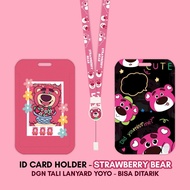 (N017) Lotso Yoyo Strap ID Card Holder / Lotso Yoyo Nametag / Yoyo Card Holder / Lotso / Retractable
