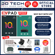 EVPAD 10S/10P [2023 Latest Model] 2+32GB/4+64GB ROM TV BOX Free Lifetime Channels Android 10 Bluetooth 5.2 Voice Search