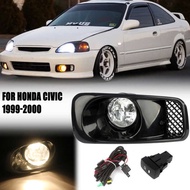Suitable for Honda 99/20 Old Civic EK3 Front Fog Light Assembly Halogen Daytime Running Light Front 