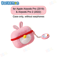 Doraemonของแท้100% เคสโดราเอมอนสำหรับ Airpods Pro2 Airpods3หูฟัง AirpodsPro ฝาปิดซิลิโคนนุ่มฝาครอบป้องกัน RPC3192