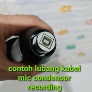 Mic Cable Mic Condenser Condenser USB Recording Vocal Laptop Pc Usb