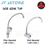 [JT eSTORE] DOE Sink Tap - Pillar Mounted (DE 115A) / Wall Mounted (DE 116A)