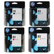 HP 10 + 82  Combo Set - C4844A +C4911A+ C4912A +C4913A ( Expired Date )