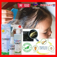 CAMAY SPRAY MEMATIKAN / BASMI KUTU KEPALA NATURAL BEBAS RACUN CAMAY CAMAY