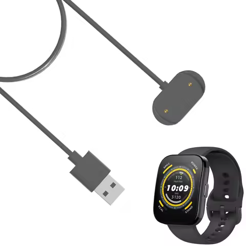 Smartwatch Dock Charger Adapter USB Charging Cable Power Charge Wire For Amazfit Bip 5 Unity / Bip5 