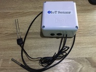 ระบบรดน้ำต้นไม้ Smart Farm IoT Soil/Temp Sensor วัดความชื้นในดินและอุณหภูมิ หัวแสตนเลส เชื่อมต่อผ่าน