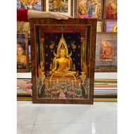 Jinnaraj Bucha Photo Frame Phra Phuttha Chinnaraj Bucha Success Buddha Photo Frame 18x24inches