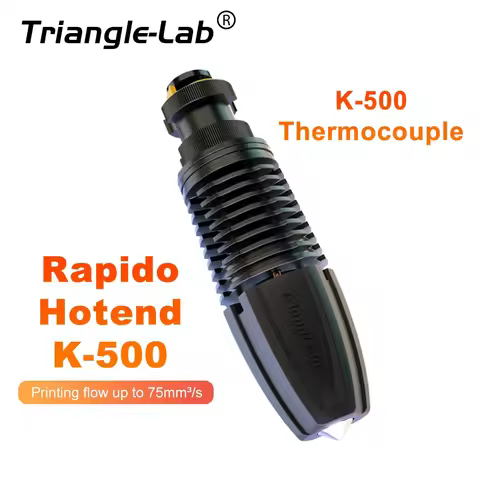 Trianglelab® Rapido hotend K500 Printing flow up to 75mm³/s 115W high temperature 350C for DDB extru
