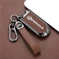 Perodua Bezza / MYVI / Aruz Keyless Remote Car Key Cover Case with keychain/Perodua MYVI ARUZ BEZZA 