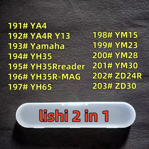 191#-203# High quality LISHI 2 in 1 tool for YA4 YA4R Y13 for Yamaha YH35 YH35R-MAG YH65 YM15 YM23 Y