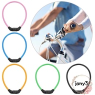 JONY Bike Lock Strong Heavy Duty Cycle Security Resettable Padlock