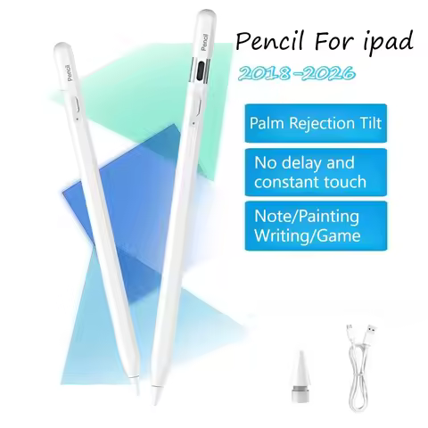 For IPad 2018-2026 A16 M2/M3/M4 Mini 6 7th Type-C Touch Pen for Apple Pencil Pro Compatible Tablet S
