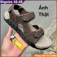 Large cowhide sandals and sandals for men with big feet 28-29cm. Big size sandals 45 46 47 48