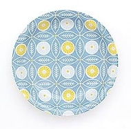 6824-22 Curry Plate, Platter, 8.7 inches (22 cm), Hanairo, Blue, Made in Japan