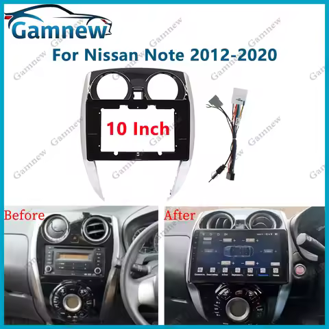 10.1 Inch Car Frame Fascia Adapter Android Radio Audio Dash Fitting Panel Kit For Nissan Note Livina