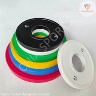 Olympic Change Plates Full Set Pair of 0.25kg 0.5kg 1kg 1.5kg 2kg 2.5kg (total 15.5kg) Micro Plate F