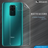 9skin Matte Guard Ultra MGU Back & Full Screen for Redmi Note 9-2 Sides