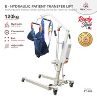 Electric Hydraulic Patient Transfer Lift Rechargeable Battery Patient Hoist Lifting Device for home 