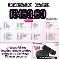 Primary Pack Service Tv Broadcast channel