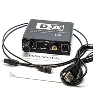 現貨 ⚡️ DAC 光纖轉  3.5mm  RCA  模擬音頻轉換器所有 HDTV 適用