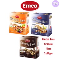 EMCO Czech Europe - Gluten Free Granola Bars 5x28gm