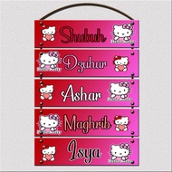 Wall Decoration FZ0022 Hanging Prayer 5 Times 5 Stacking