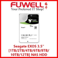 Seagate EXOS Enterprise 7200rpm [1TB /2TB/4TB/6TB/8TB/10TB/12TB] 3.5" HDD