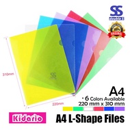 Fail L Shape /L Shape Clear Document Files/1PC/6Colors Kidario