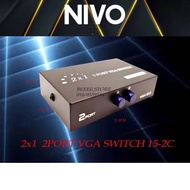 2 X1 2 PORT VGA SWITCH VGA SWITCH 2 WAY VGA SELECTOR SWITCH VGA SWITCH
