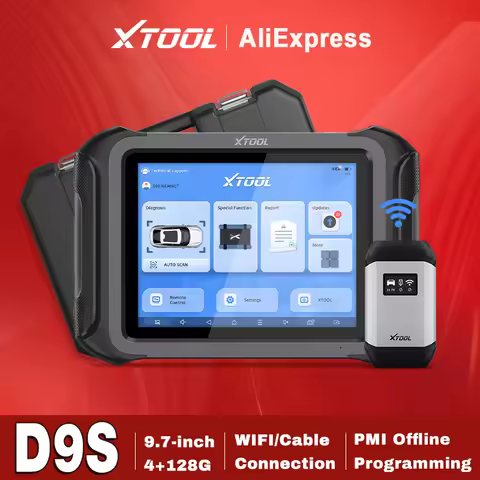 XTOOL D9S Automotive Diagnostics Tools with Topology Map FCA DoIP ECU Coding 8-in-1 Live Data Active