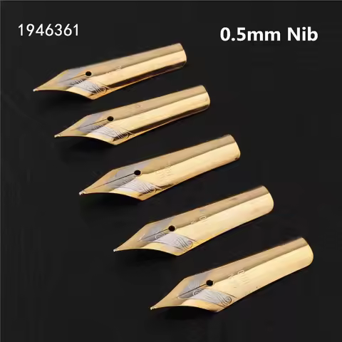 5pcs Golden Fountain pen Universal other Pen You can use the series student stationery Supplies Repl