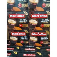 Combo 10 hộp MacCoffee 2in1 Cà phê Phố đen đá hòa tan Cà phê phố Rang Xay