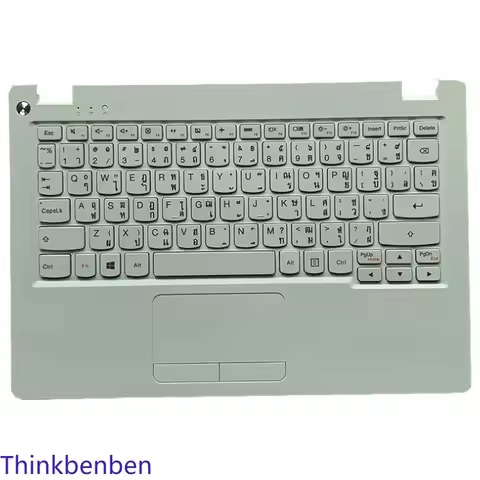 TH Thai White Keyboard Upper Case Palmrest Shell Cover For Lenovo Ideapad 100s 11 11IBY 5CB0K48343