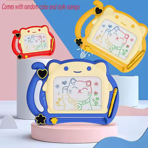 Cartoon Children's colorful Graffiti Board Erase Magnetic Board Writing Board Early Education Enligh