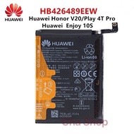 แบตเตอรี่ แท้ Huawei Honor V20 / Honor Play 4T Pro /1 0S Honor View 20 battery HB426489EEW 4000MAh ร
