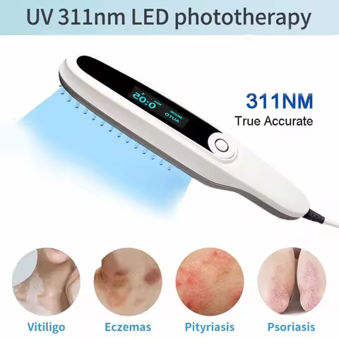 311NM UVB Narrow Band UV Light Source Treatment Vitiligo Psoriasis Eczema Therapy Lamp Ultraviolet P