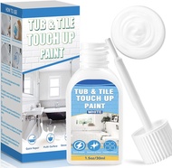 Tub and Tile Paint White Touch Up Paint Pen for Bathtub Repairs Countertops Sinks and Appliances Por