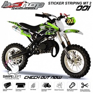 sticker motor mini trail MT2 variasi warna pilihan