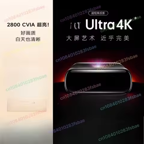 O2 Ultra 4K Triple Laser TV Ultra Short Throw Projector Home Theater for Living Room Bedroom Use