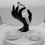 S9999 Pure Silver Bangle Accessories Ready Stock