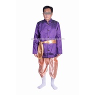 Ready Stock Adult Thailand Men Traditional Costume Siamese Traditional Wear ASEAN National Costume