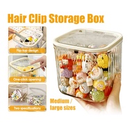 Hair Pin Storage Box Organizer Hair Clip Jewelry Transparent Hair Rope Display Desk Dustproof 发夹收纳盒