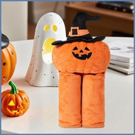 Halloween Wearable Blanket Plush Warm Shawl Wearable Throw Blanket for Women Campers Parties Movie N