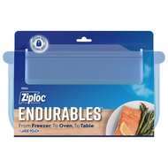 Ziploc Endurables Large Pouch, 8 Cups, Reusable Silicone Bags and Food Storage Meal Prep Containers