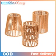 shine 1 Piece Vintage Hanging Lampshade Handmade Woven Lamp Shade For Living Room Bedroom Hotel Simu