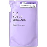 The Public Organic Shampoo Refill [Super Shiny] [Glossy Moisturizing] 13.5 fl oz (400 ml) Best Cosmetics Amino Acid Aroma Essential Oil Hair Care Made in Japan