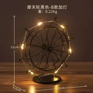 簡約現代客廳電視櫃酒櫃裝飾品擺件創意旋轉摩天輪辦公室桌面擺件